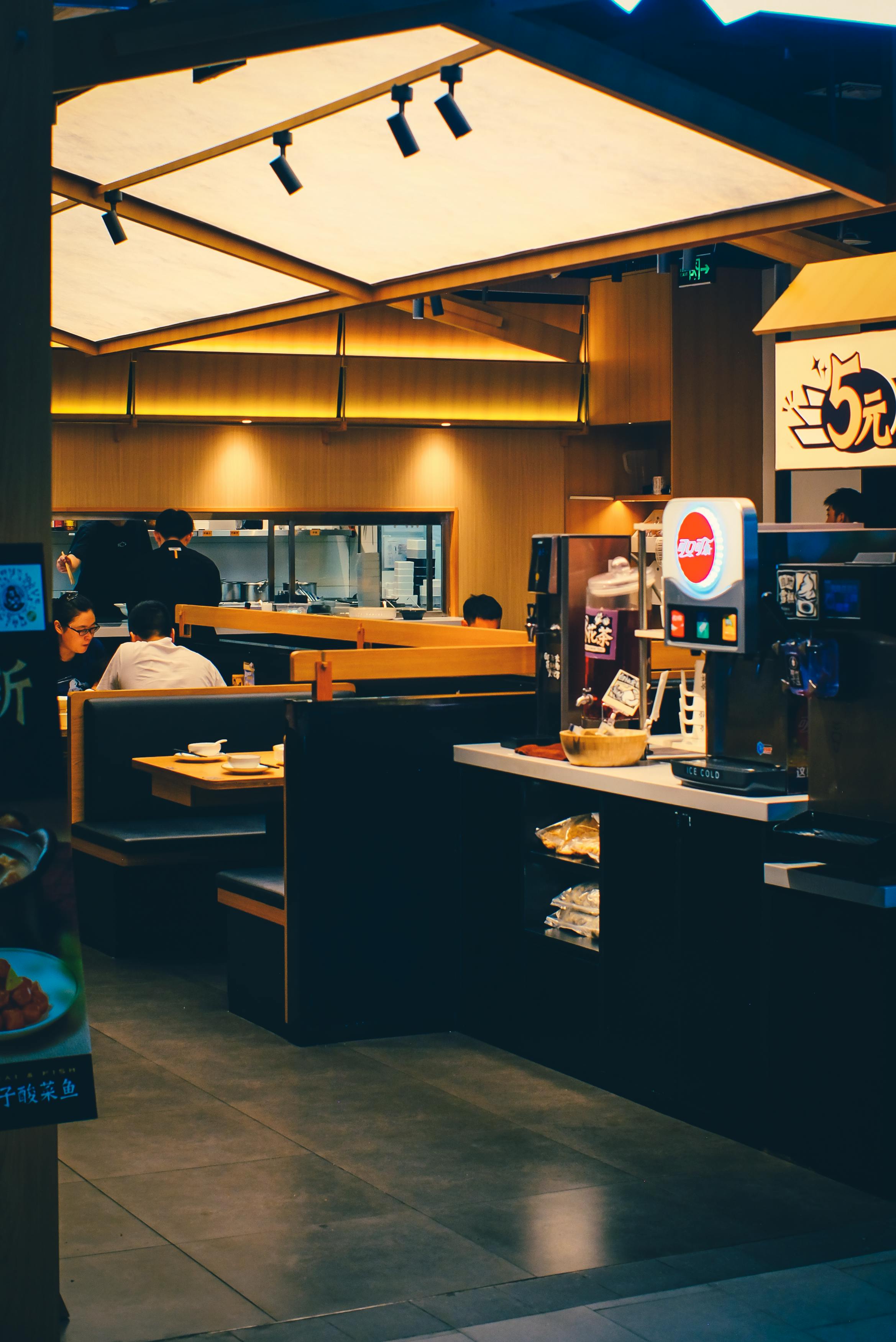 restaurant-interior Interior of a Restaurant